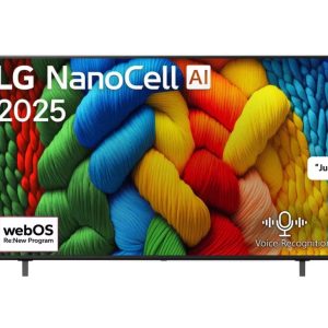 86 inch LG NanoCell AI NANO80 4K Smart TV AI Magic remote HDR10 webOS25 2025