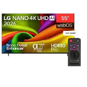 55 inch LG NANO 4K AI NU85 Smart TV 2026